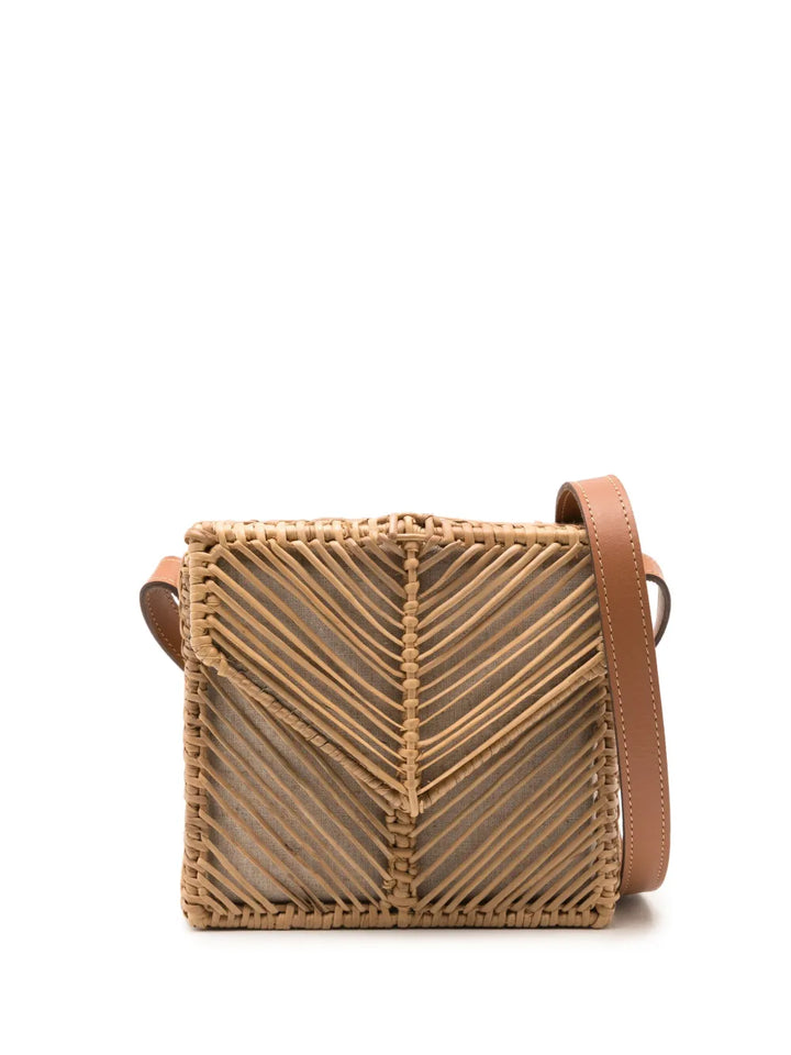 Lenny Niemeyer Raffia Shoulder Bag — Same as shown — Size One Size — Front View