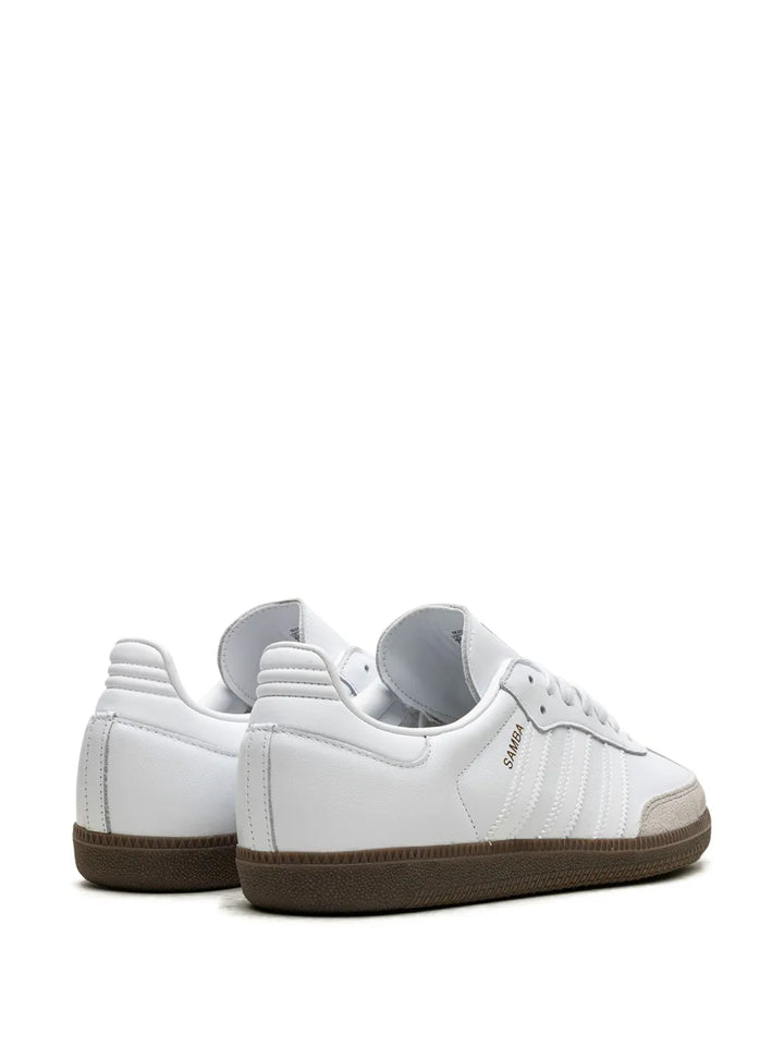 adidas Samba Og Double White Gum Sneakers — White — Size US M 11.5 - US W 13 — Back View
