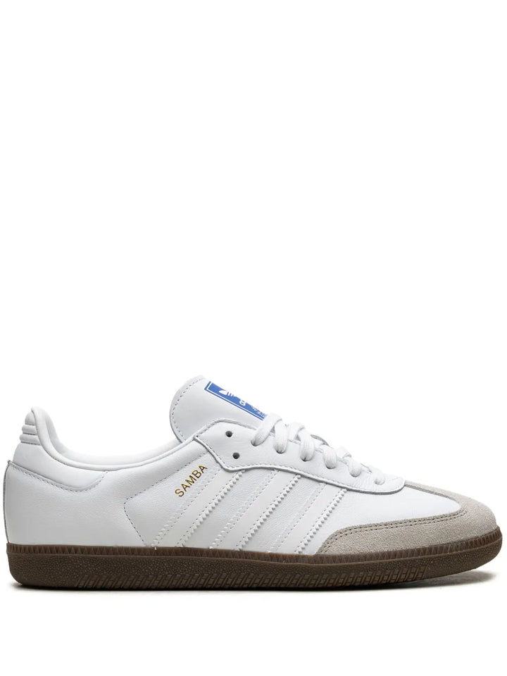 adidas Samba Og Double White Gum Sneakers — White — Size US M 11.5 - US W 13 — Front View