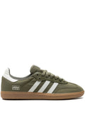 adidas Samba Reflective Pack - Focused Olive Sneakers — Olive Green — Size US M 8.5 - US W 10 — Front View