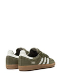 adidas Samba Reflective Pack - Focused Olive Sneakers — Olive Green — Size US M 8.5 - US W 10 — Back View
