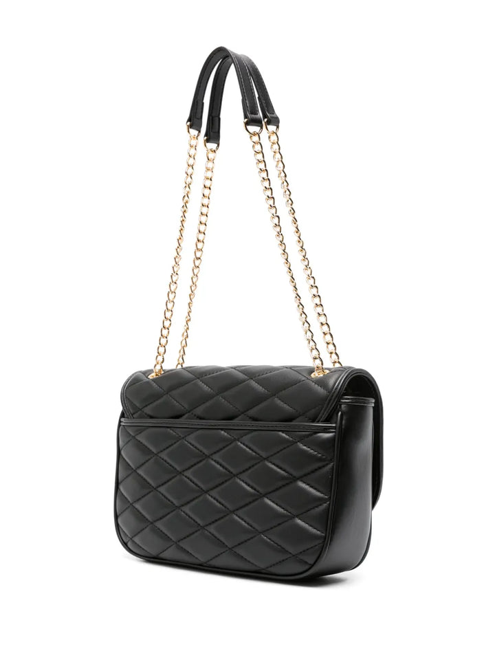Love Moschino Logo Lettering Matelasse Shoulder Bag — Same as shown — Size One Size — Back View