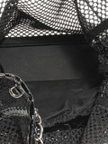 Chanel Pre Owned 2011 Classic Flap Mesh Shoulder Bag — Same as shown — Size One Size — Detail View