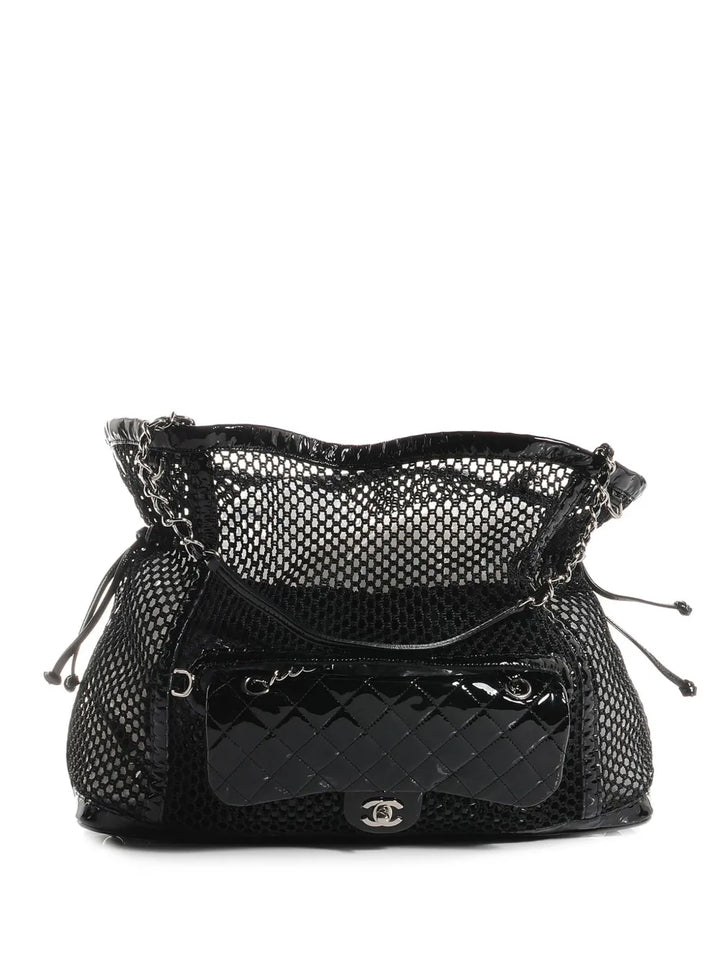 Chanel Pre Owned 2011 Classic Flap Mesh Shoulder Bag — Same as shown — Size One Size — Front View