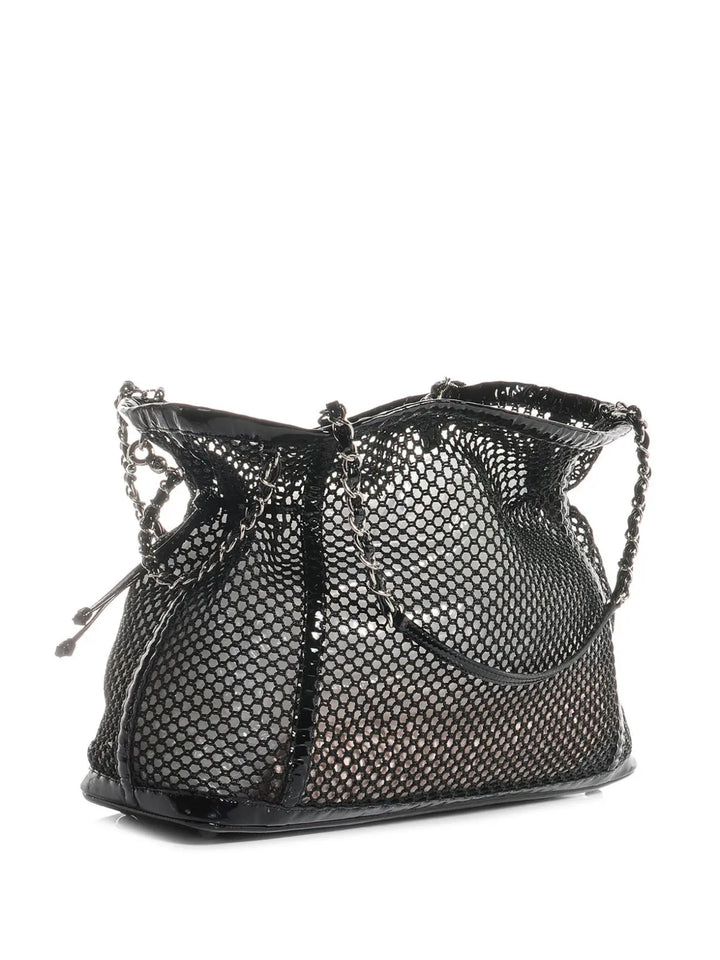 Chanel Pre Owned 2011 Classic Flap Mesh Shoulder Bag — Same as shown — Size One Size — Side View