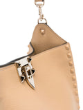 Valentino Garavani Rockstud Embellished Leather Shoulder Bag — Same as shown — Size One Size — Top View