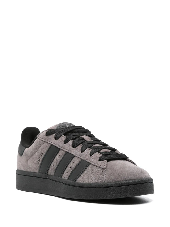 adidas Campus 00S Suede Sneakers — Charcoal Grey/Black — Size US M 11.5 - US W 13 — Side View