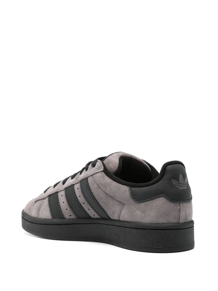 adidas Campus 00S Suede Sneakers — Charcoal Grey/Black — Size US M 11.5 - US W 13 — Back View