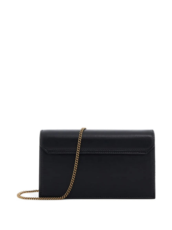 Roberto Cavalli Mirror Snake Metallic Logo Shoulder Bag — Same as shown — Size One Size — Back View
