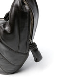 Lemaire Large Fortune Croissant Leather Shoulder Bag — Same as shown — Size One Size — Top View