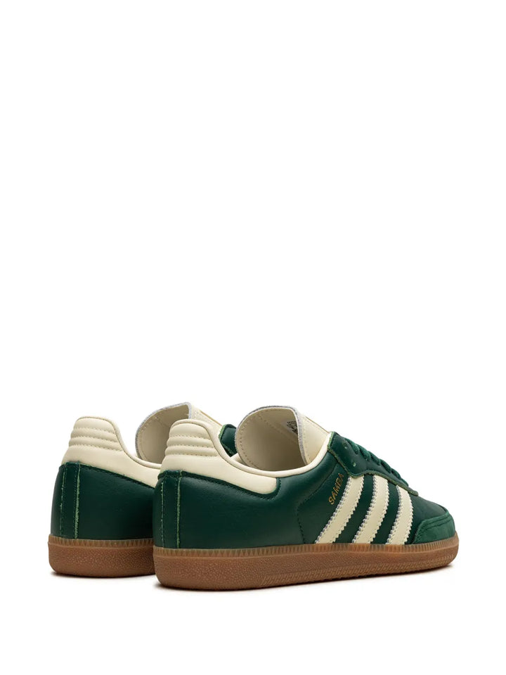 adidas Samba Og Collegiate Green Sneakers — Dark Green — Size US M 9.5 - US W 11 — Top View