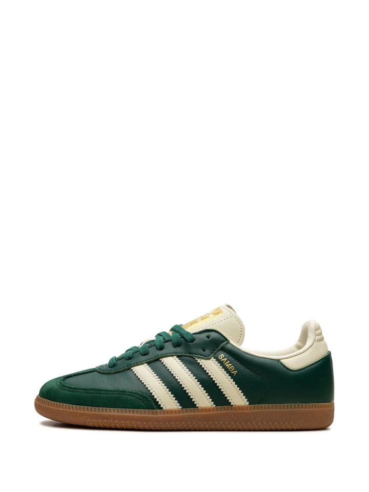 adidas Samba Og Collegiate Green Sneakers — Dark Green — Size US M 9.5 - US W 11 — Back View