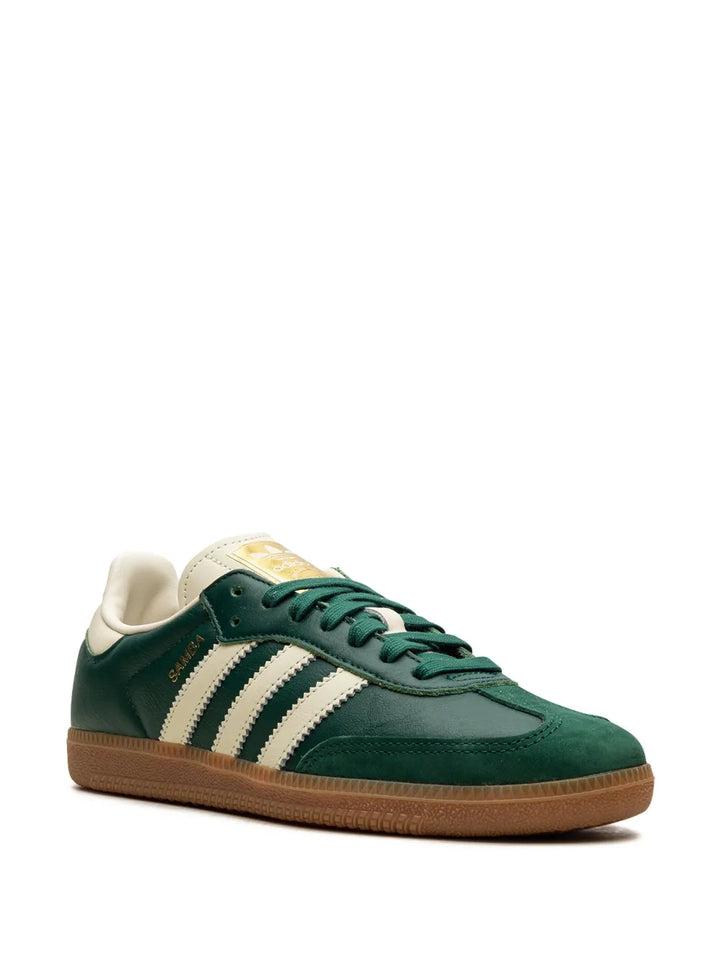 adidas Samba Og Collegiate Green Sneakers — Dark Green — Size US M 9.5 - US W 11 — Side View