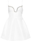Acler Sweetheart Neckline Dress — White/ Ivory — Size XS — Front View