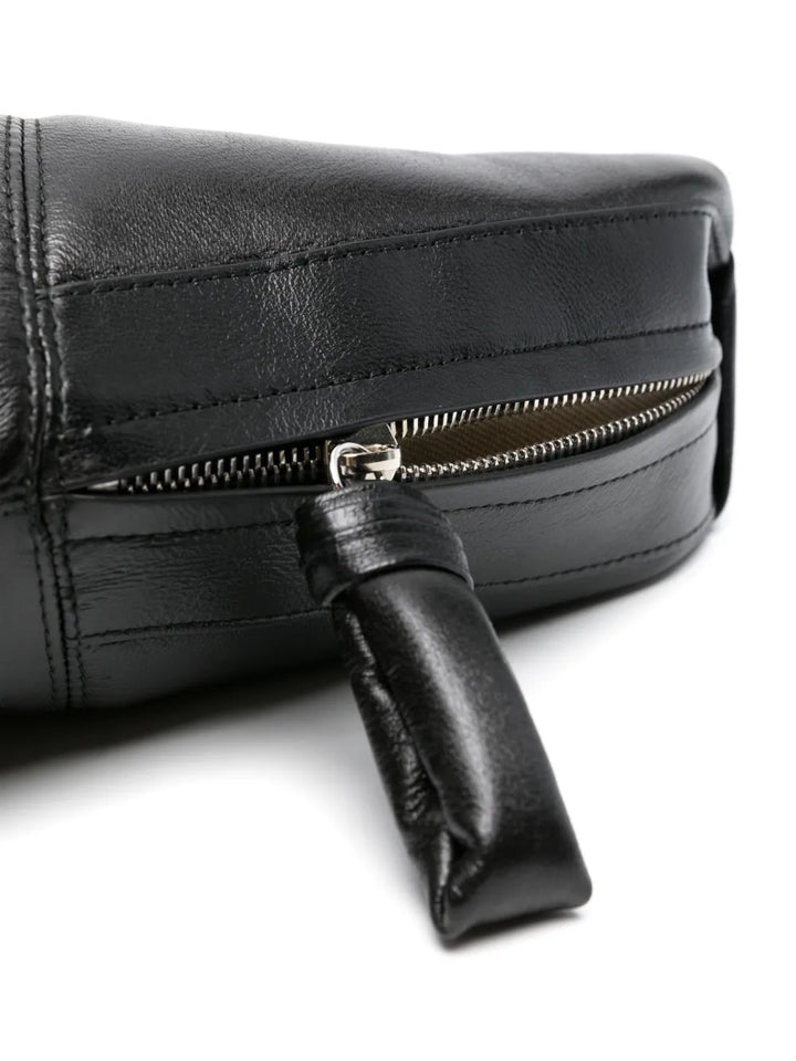 Lemaire Large Fortune Croissant Leather Shoulder Bag — Same as shown — Size One Size — Top View