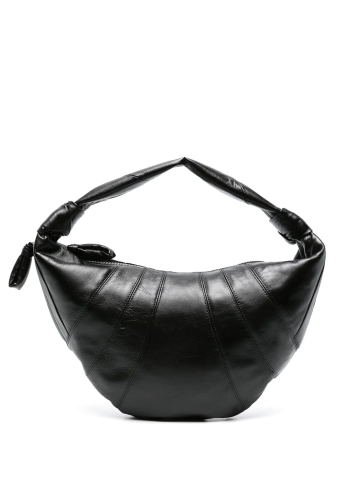 Lemaire Large Fortune Croissant Leather Shoulder Bag — Same as shown — Size One Size — Front View