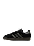 adidas Gazelle Black/Gold Sneakers — Black — Size US M 3.5 - US W 5 — Detail View
