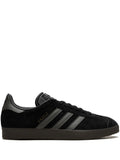 adidas Gazelle Black/Gold Sneakers — Black — Size US M 3.5 - US W 5 — Front View