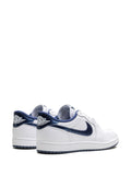 Air Jordan 1 Low 85 Metallic Navy Sneakers — White — Size US M 11.5 - US W 13 — Back View