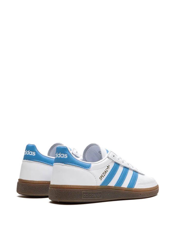 adidas Handball Spezial White/Light Blue Sneakers — White — Size US M 9 - US W 10.5 — Back View