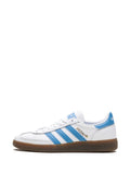 adidas Handball Spezial White/Light Blue Sneakers — White — Size US M 9 - US W 10.5 — Detail View