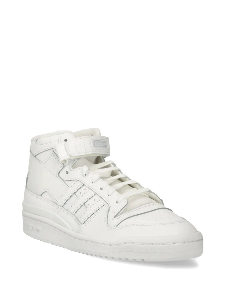 adidas Forum Mid Sneakers — White — Size US M 10.5 - US W 12 — Side View