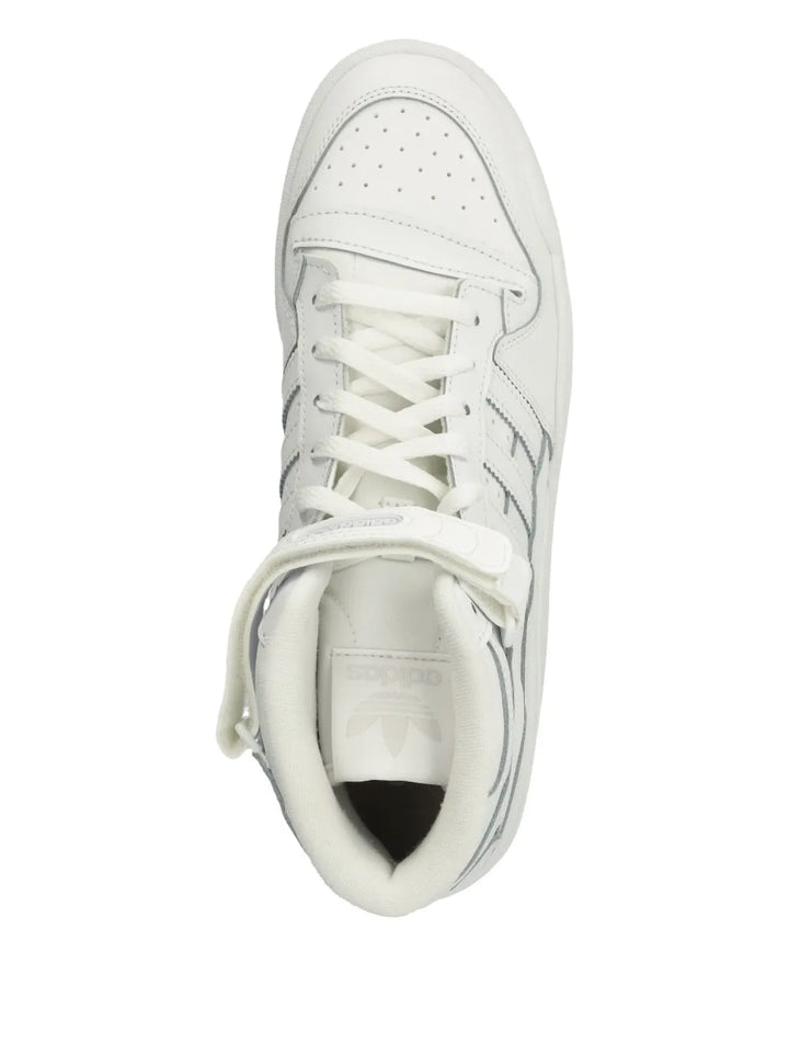 adidas Forum Mid Sneakers — White — Size US M 10.5 - US W 12 — Top View