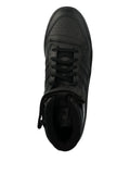 adidas Forum Mid Sneakers — Black — Size US M 10.5 - US W 12 — Top View