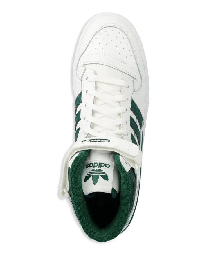 adidas Forum Mid Sneakers — White — Size US M 9.5 - US W 11 — Top View