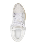 1989 Studio Vintage Dirty Leather Sneakers — White — Size US M 3.5 - US W 5 — Top View