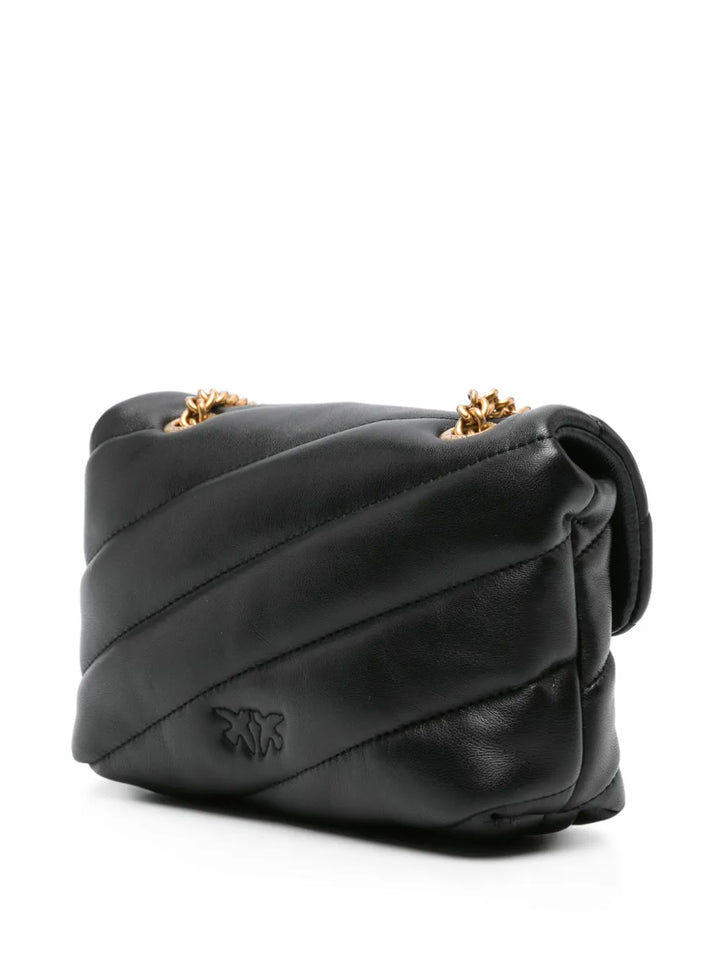 Pinko Love Baby Puff Leather Crossbody Bag — Same as shown — Size One Size — Back View