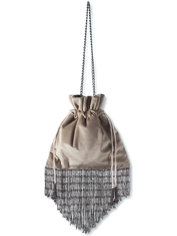 Nannacay Louise Fringed Shoulder Bag — Same as shown — Size One Size — Front View