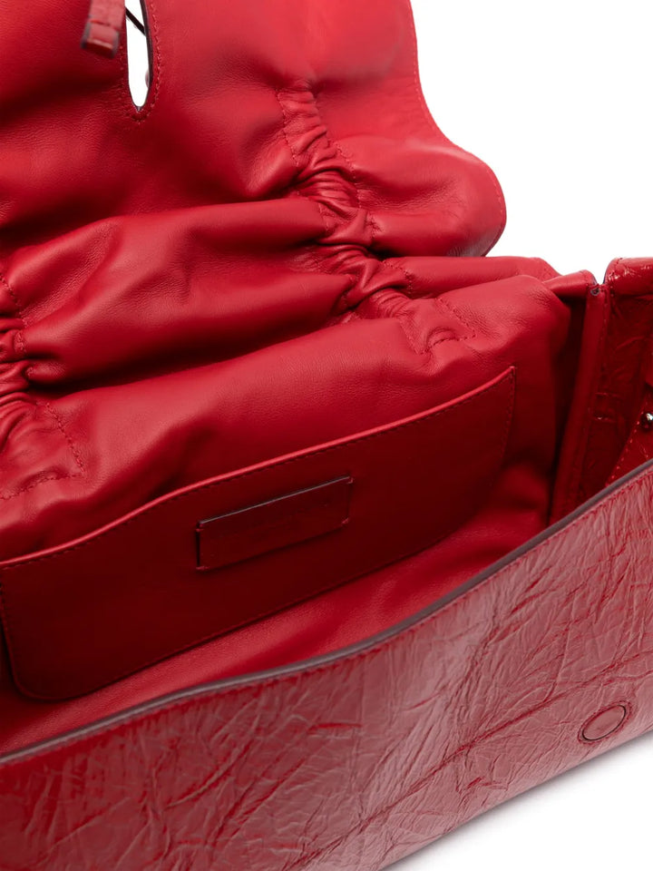 Acne Studios Crinkled Shoulder Bag — Same as shown — Size One Size — Detail View