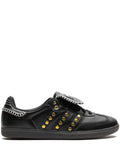 adidas X Wales Bonner Samba  Studded Pack - Black Sneakers — Black — Size US M 9 - US W 10.5 — Front View