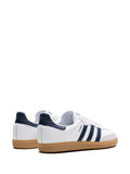 adidas Samba Og Cloud White/Night Indigo/Gum Sneakers — White/Multicolour — Size US M 9.5 - US W 11 — Back View