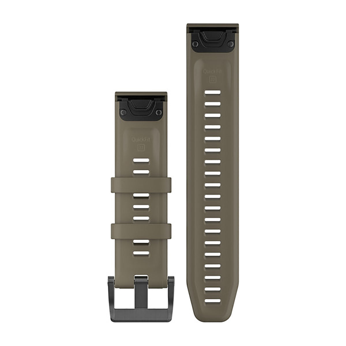 Garmin 22mm QuickFit Silicone Band — Coyote Tan — Size Regular — Lifestyle View