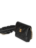 Chanel Pre Owned 2020 Diamond Quilted Cardholder On Chain — Same as shown — Size One Size — Back View