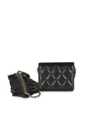 Chanel Pre Owned 2020 Diamond Quilted Cardholder On Chain — Same as shown — Size One Size — Side View