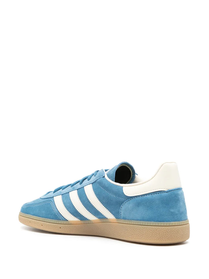 adidas Handball Suede Sneakers — Pacific Blue/White — Size US M 9 - US W 10.5 — Back View