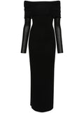 Manuri Amara 26 Maxi Dress — Black — Size XS — Front View