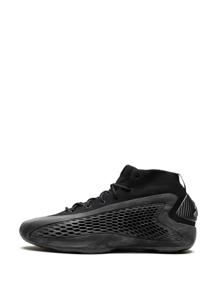 adidas Ae1 Mx Charcoal Sneakers — Core Black/Charcoal Grey/Carbon — Size US M 7 - US W 8.5 — Detail View