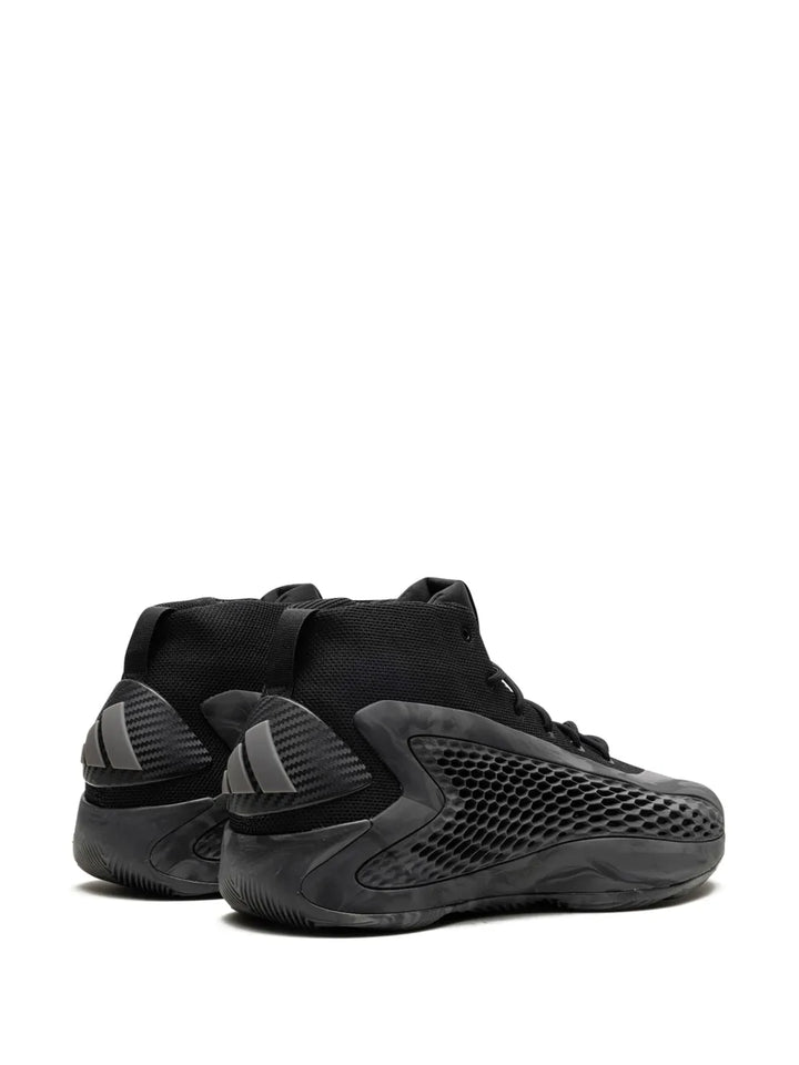 adidas Ae1 Mx Charcoal Sneakers — Core Black/Charcoal Grey/Carbon — Size US M 7 - US W 8.5 — Back View