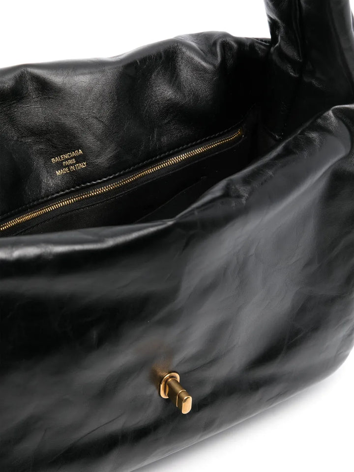Balenciaga Medium Monaco Leather Shoulder Bag — Same as shown — Size One Size — Detail View