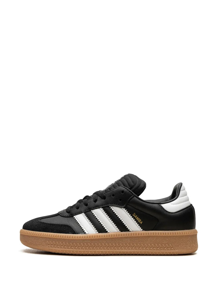 adidas Samba Xlg Black/White/Gum Sneakers — Black — Size US M 9 - US W 10.5 — Top View