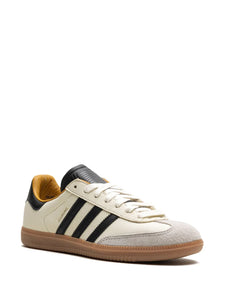 adidas X Jjjjound Samba Og Off White/Core Black Sneakers — Cream White/Black — Size US M 5 - US W 6.5 — Lifestyle View