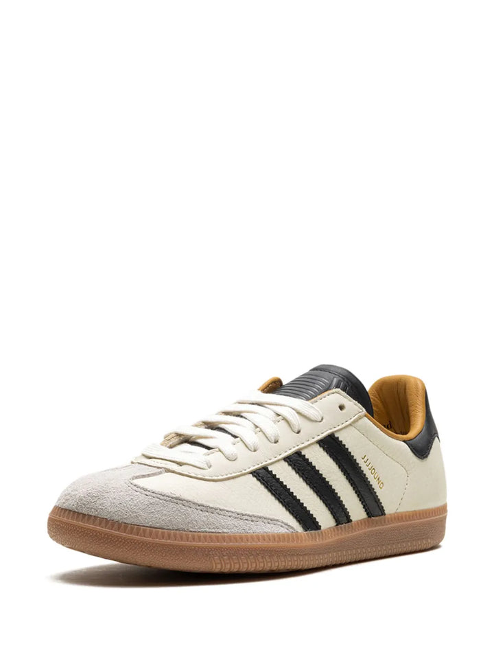 adidas X Jjjjound Samba Og Off White/Core Black Sneakers — Cream White/Black — Size US M 5 - US W 6.5 — Back View