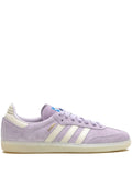 adidas Samba Og Silver Dawn/Chalk White/Off White Sneakers — Lilac Purple — Size US M 11 - US W 12.5 — Front View