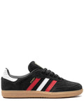 adidas Samba Og Core Black/Better Scarlet/Gum Sneakers — Black/White/Scarlet — Size US M 9.5 - US W 11 — Front View