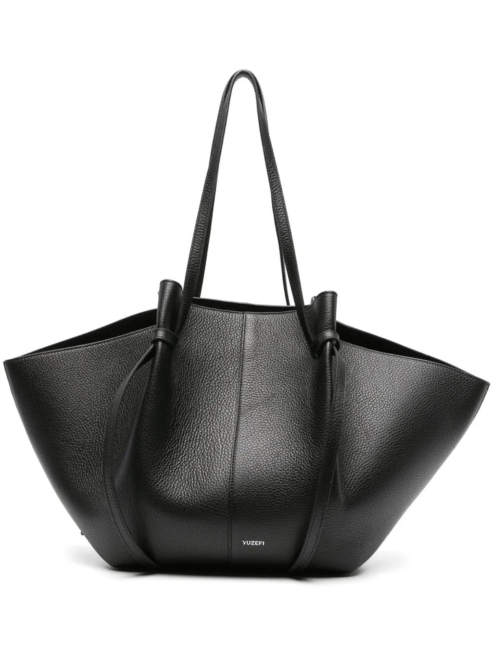 Yuzefi Large Mochi Leather Tote Bag — Same as shown — Size One Size — Front View