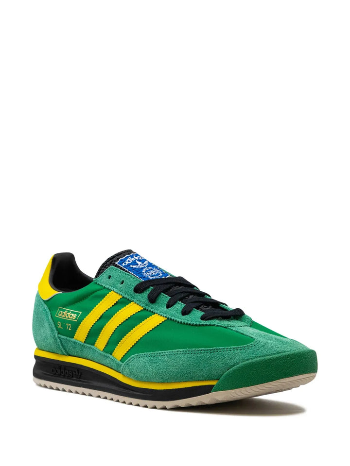 adidas Sl 72 Rs Green Yellow Sneakers — Bright Green/Canary Yellow — Size US M 9 - US W 10.5 — Alternate View 7
